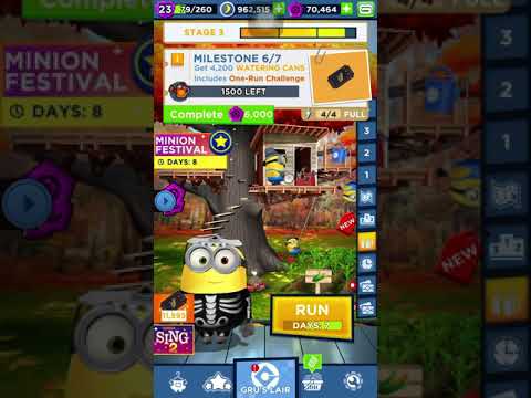 Minion Rush Unlocking Pilgriminion