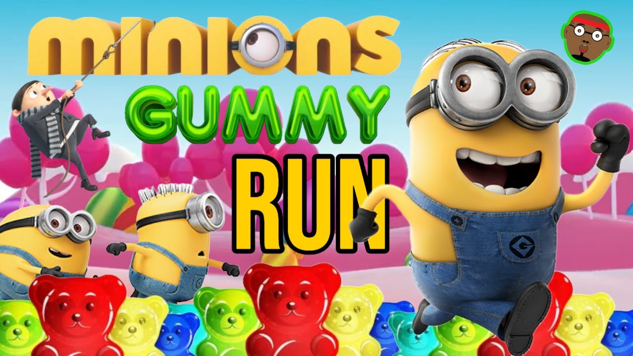 Minions Gummy | Gummy Run and Freeze | Minions Brain Break | Gummy Bear Song | PhonicsMan Fitness