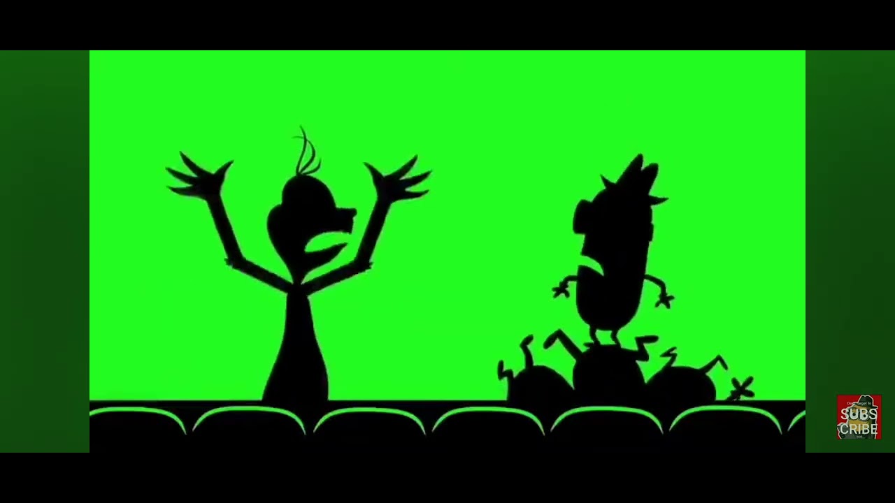 Minions theater cinema green screen 2 times