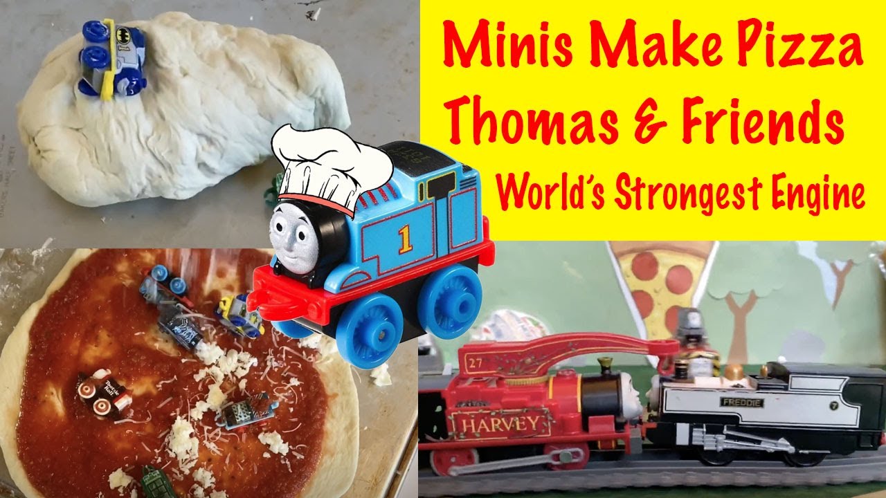MINIS MAKE PIZZA Thomas & Friends | World's Strongest Engine | Toy Trains for Kids
