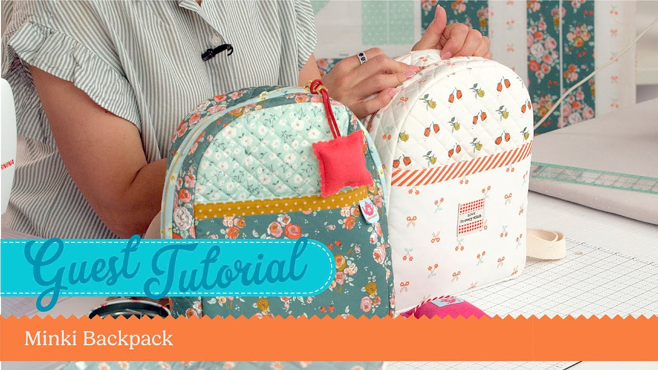 Minki Kim and her Minki Backpack
