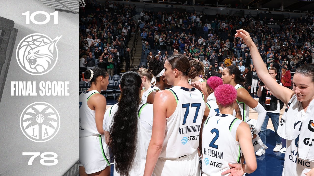 Minnesota Lynx Defeat The LA Sparks 101-78 | 06.14.25