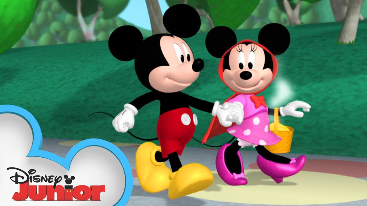 Minnie Mouse is Red Riding Hood 🎀| Mickey Mornings | Mickey Mouse Clubhouse | @disneyjr