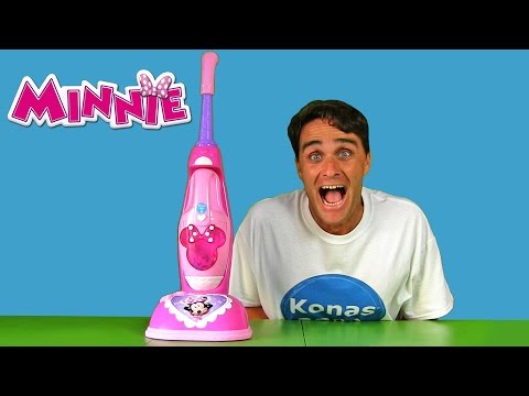 Minnie’s Bowtique Twinkle Bows Vacuum Cleaner ! || Disney Toy Reviews || Konas2002