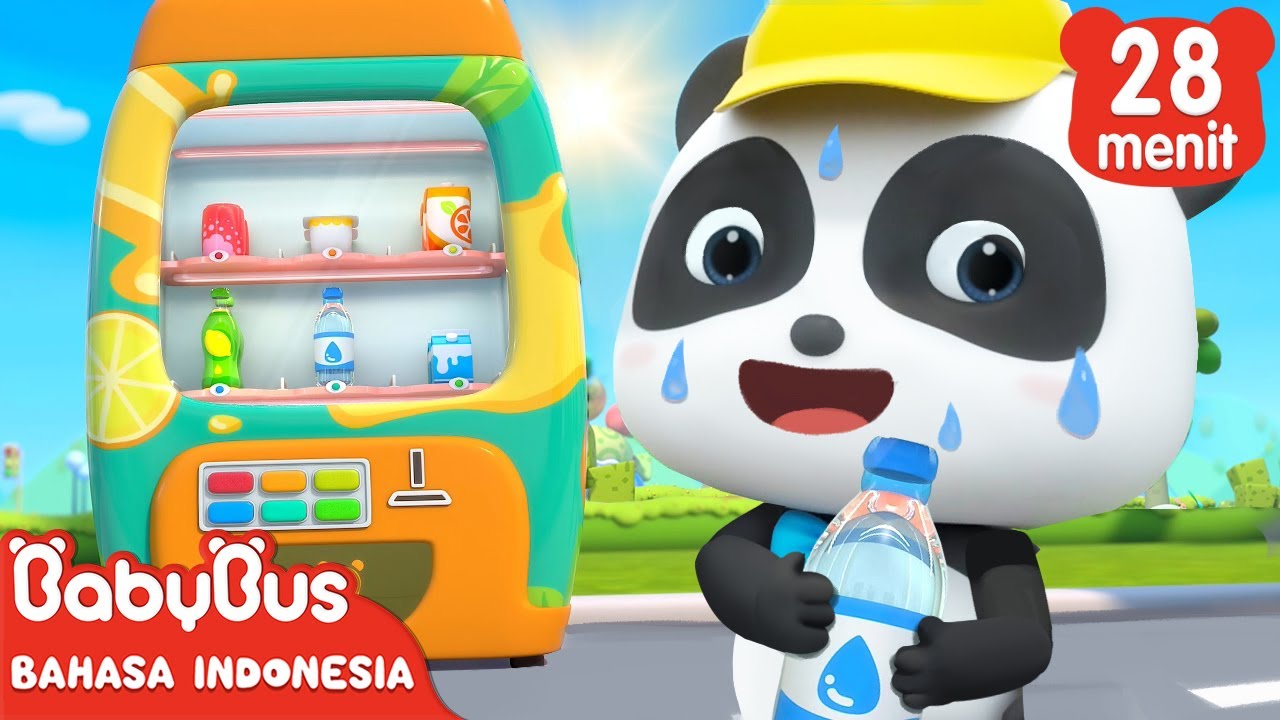 Minum Lebih Banyak Air Itu Bagus untuk Kami | Kebiasaan Baik Anak | BabyBus Bahasa Indonesia