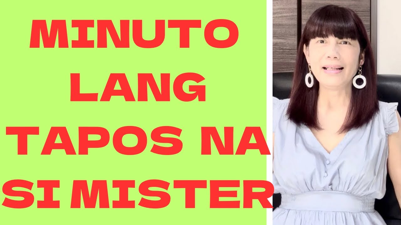 MINUTO LANG NILABASAN NA SI MISTER