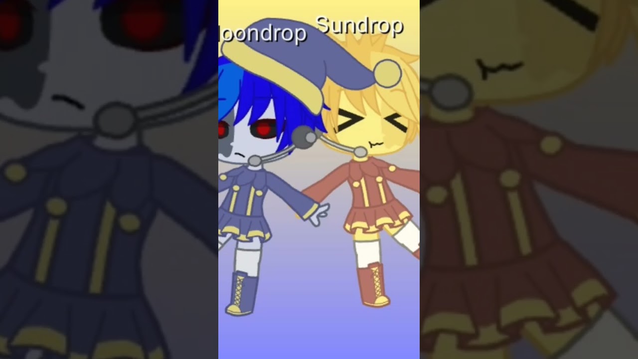 Mio Mao sun and moon (no ship) #fivenightsatfreddys #fnaf #securitybreach #gachaclub