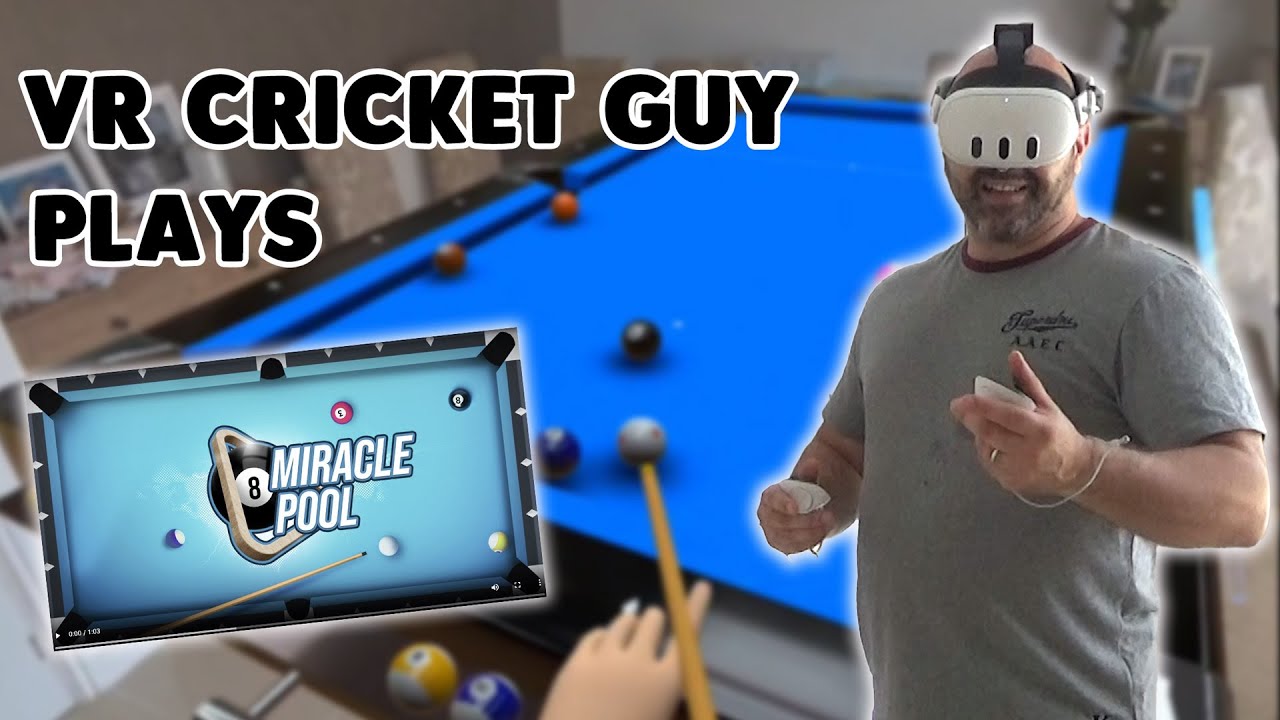 Miracle Pool on the Meta Quest 3 The Mixed Reality Pool Simulator