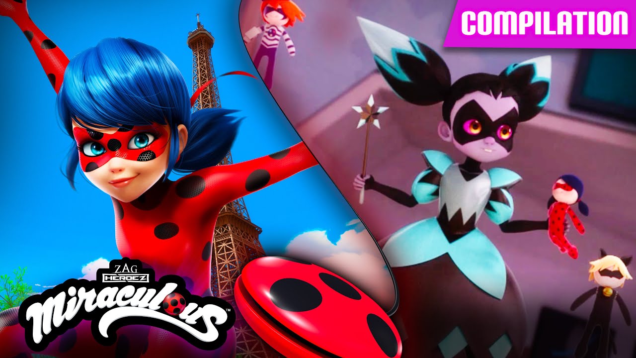 MIRACULOUS | 🐞 Compilation 🐾 FULL EPISODES ▶️ [The Puppeteer - Reflekta - Antibug] Season 1