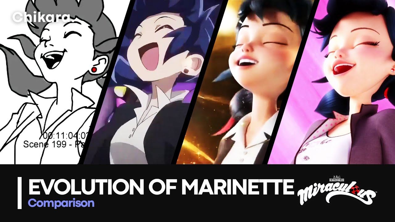 MIRACULOUS | COMPARISON: Ladybug's Transformation - from Anime to 3D!