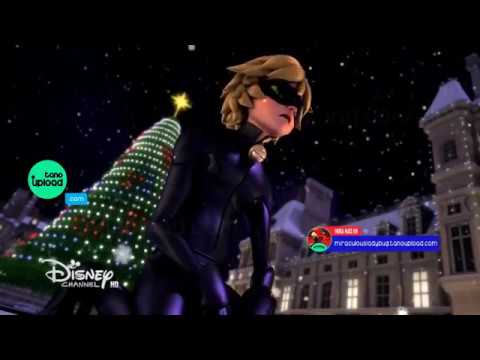Miraculous Ladybug: Especial de Navidad | Gato vengador en la oscuridad | Canción | Español Latino