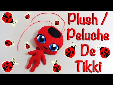 MIRACULOUS LADYBUG TIKKI PLUSH | PELUCHE DE TIKKI | COMO HACER | KWAMI | DIY - YuureYCrafts