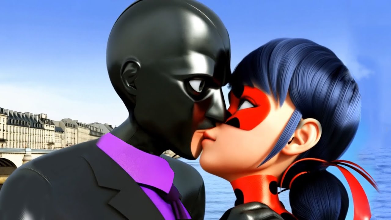 Miraculous the Ladybug kiss Gabriel Agreste (Marinette kiss Papillon)
