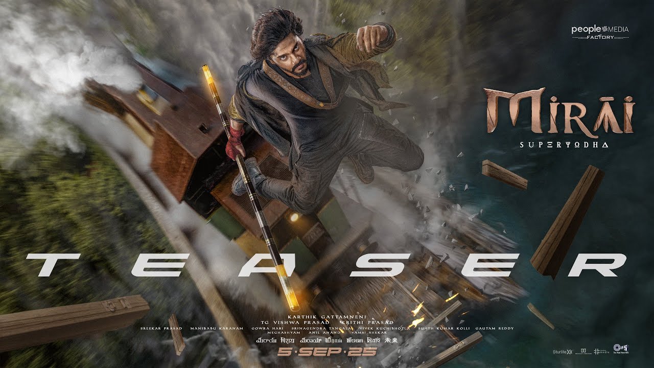 Mirai Hindi Teaser | Teja Sajja | Manchu Manoj | Karthik Gattamneni | People Media Factory