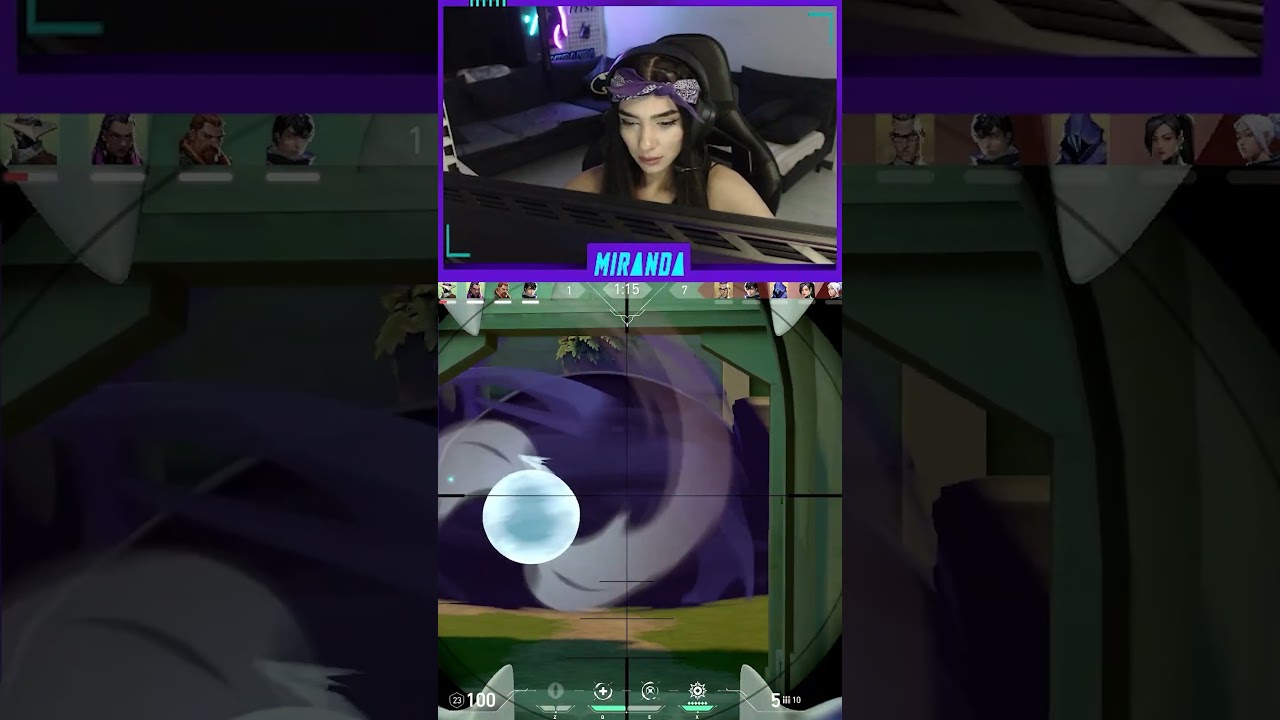 MIRANDA WALLHACK'I AÇIK UNUTUYOR😂 #miranda #mirandaorlayn #twitch #valorant #shorts #bestshots