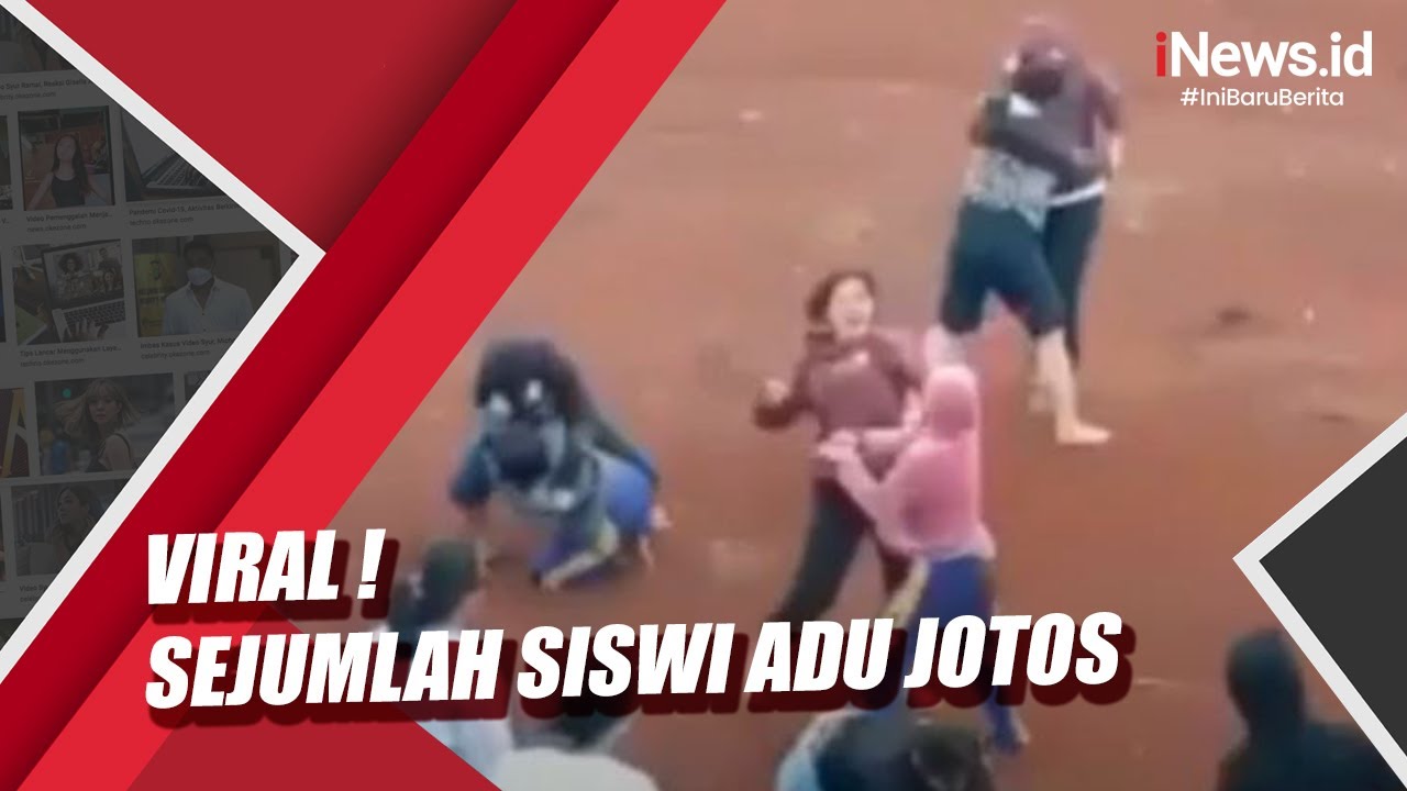Miris! Sejumlah Pelajar Perempuan Adu Jotos Viral