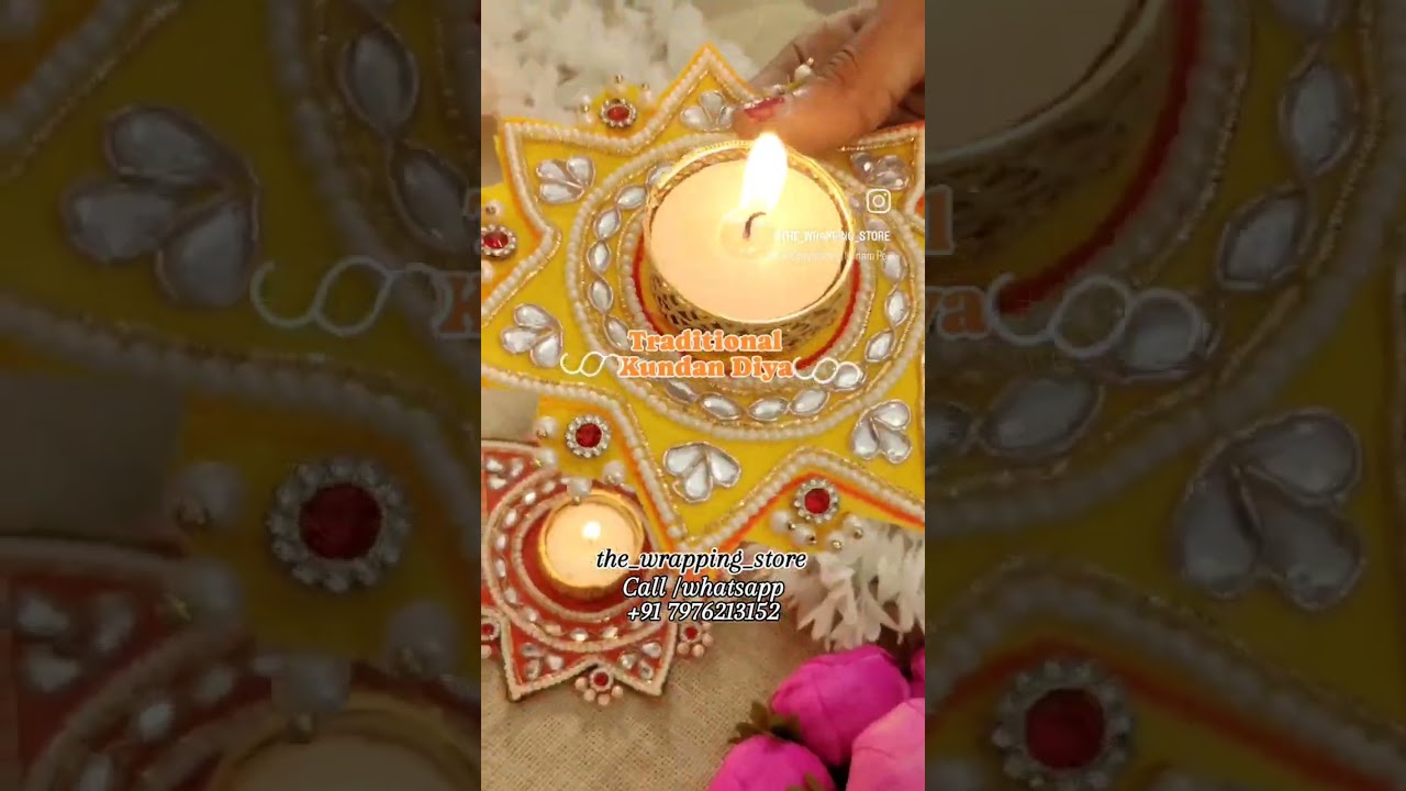 Mirror Diyas & Rangoli  2 in 1 #diwali2024 #diyarangoli #diwalidecor #diwalispecial #diwaligifts