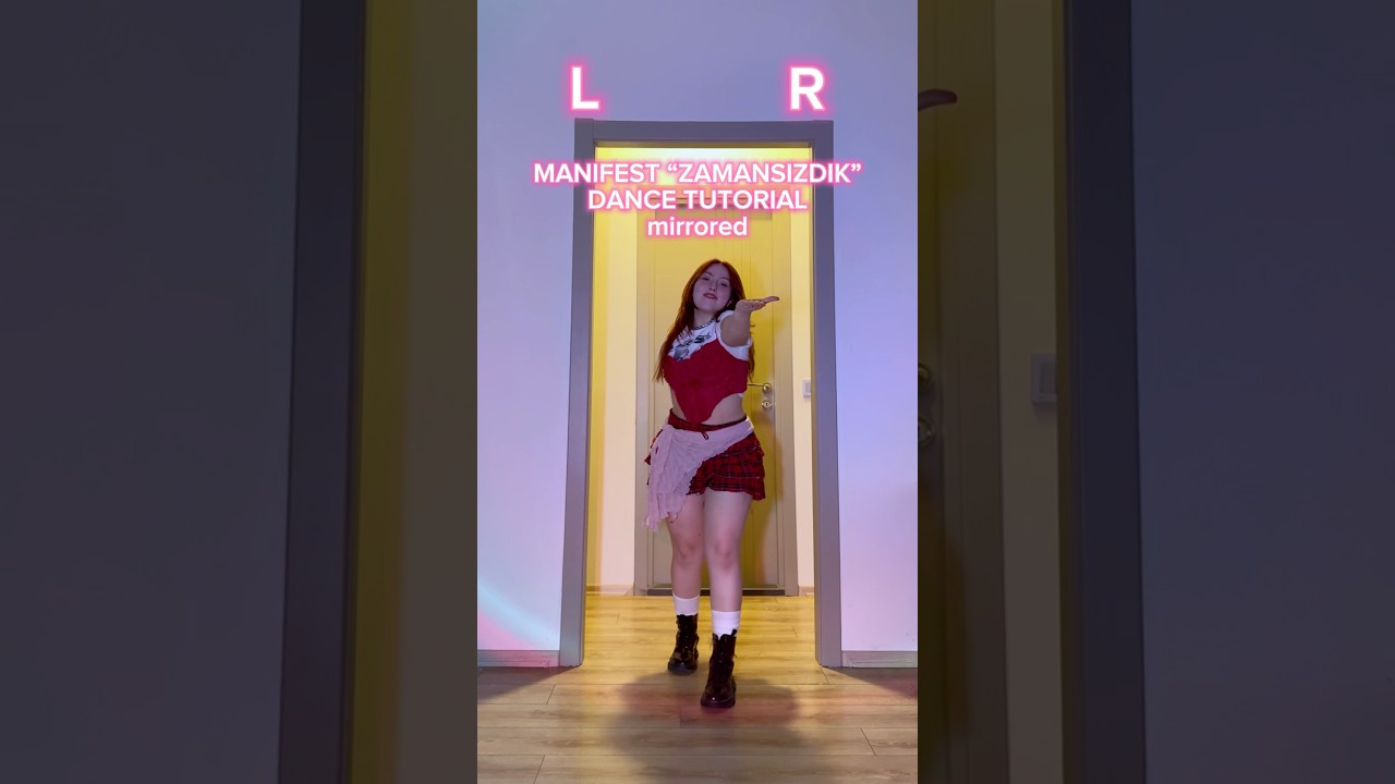 (MIRRORED) MANİFEST “ZAMANSIZDIK” dance tutorial #zamansızdıkchallenge #trpop #dance #tutorial