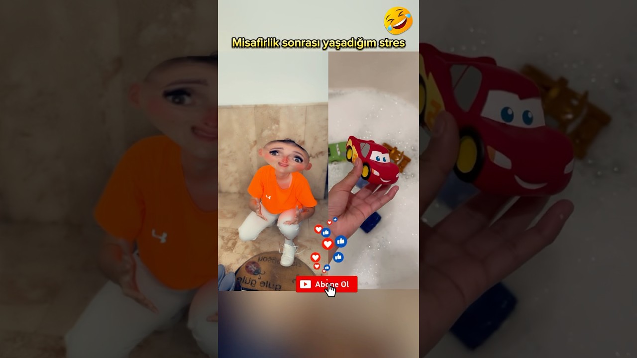 Misafirlik sonrası yaşadığım stres #shorts #youtubeshorts #comedy