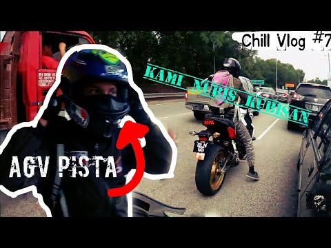 Misi mencari AGV PISTA murah #chillvlog7 #RideBersamaNubisKubis //Motovlogger Malaysia