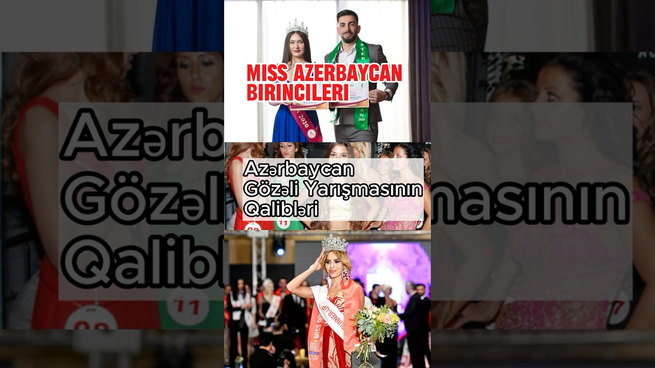 Miss Azerbaycan Güzellik Yarışması Birincileri!
