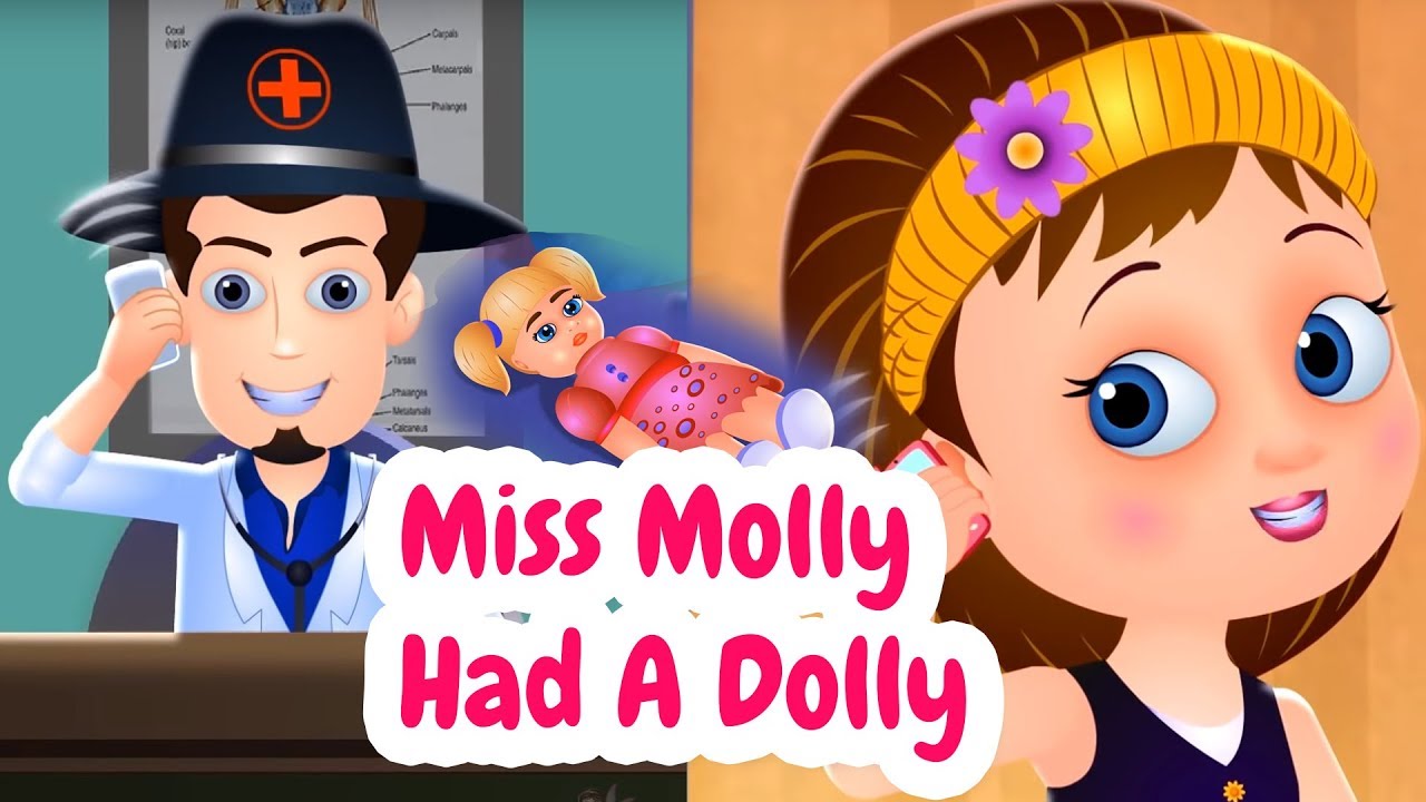 Miss Molly Had A Dolly | Children's Nursery Rhymes and Kids Songs | Baby Songs by Tinydreams