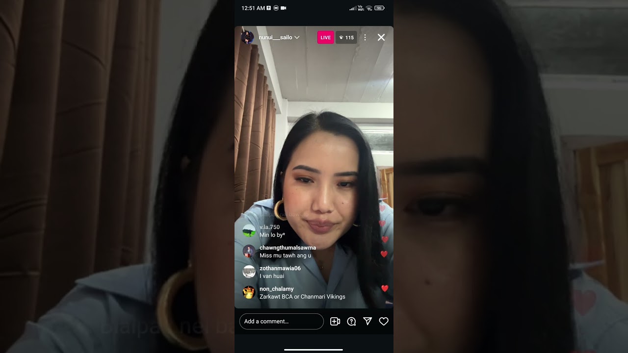 @Miss Nunui IG live😘 ||Jays a khan alo bêm thlu reng em ni? ||