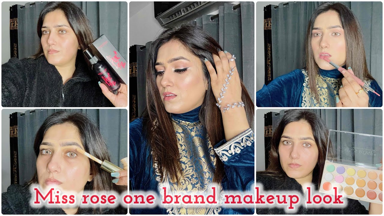 Miss rose one brand makeup look | most affordable makeup brand