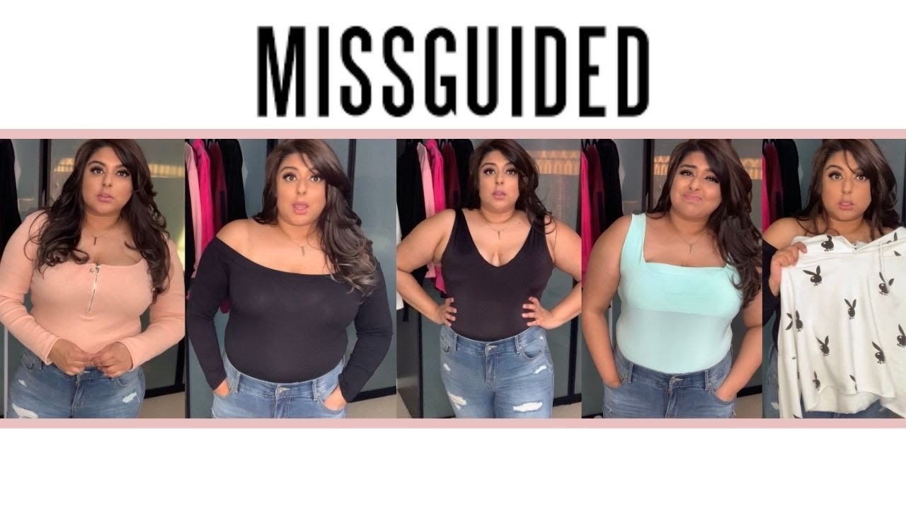 MISSGUIDED Bodysuit Try on | Mini Haul ❤️ Curvy Girl Plus Size 12/14