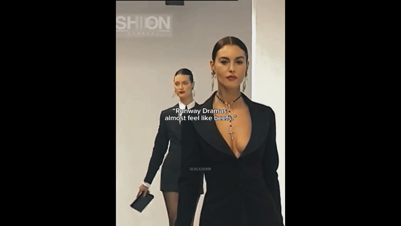 Missing this drama😭 #90sFashion #naomicampbell #giselle #bella #shalomharlow #runway #models #viral