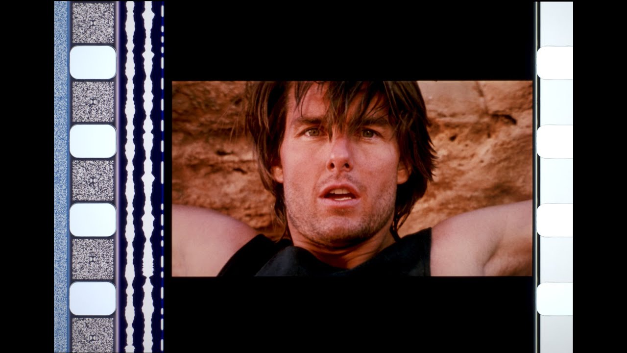 Mission: Impossible II (2000) 35mm film trailer, flat hard matte, 4K trichromy