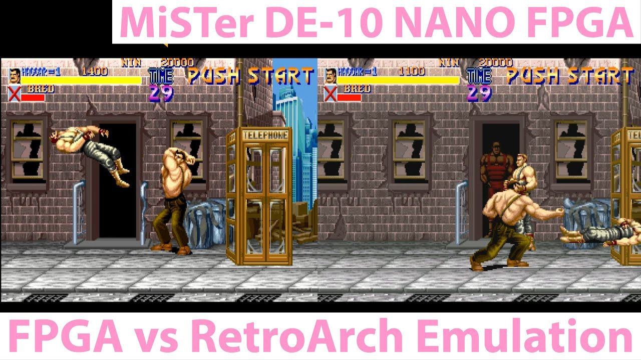MiSTer FPGA DE-10 - FPGA Emulation vs Software Emulation in RetroArch - which is 