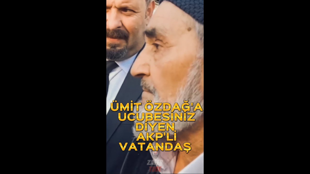 Ümit Özdağ'a ucubesiniz diyen AKP'li vatandaş