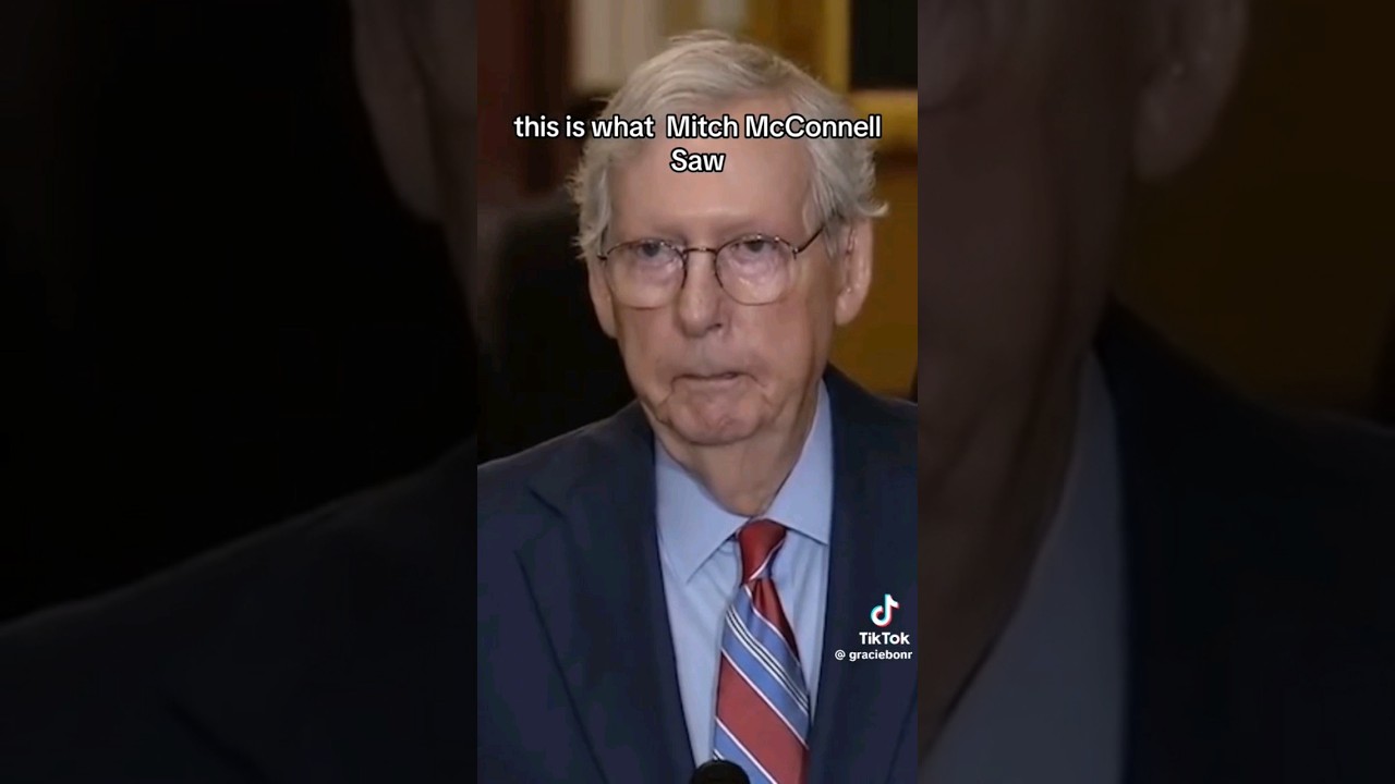Mitch McConnel froze after seeing the Graciebon jiggle #exohydrax #woesenpai