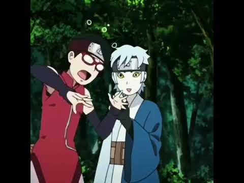 Mitsuki and sarada funny moment 🤣 #borutoanime  #sarada #mitsuki