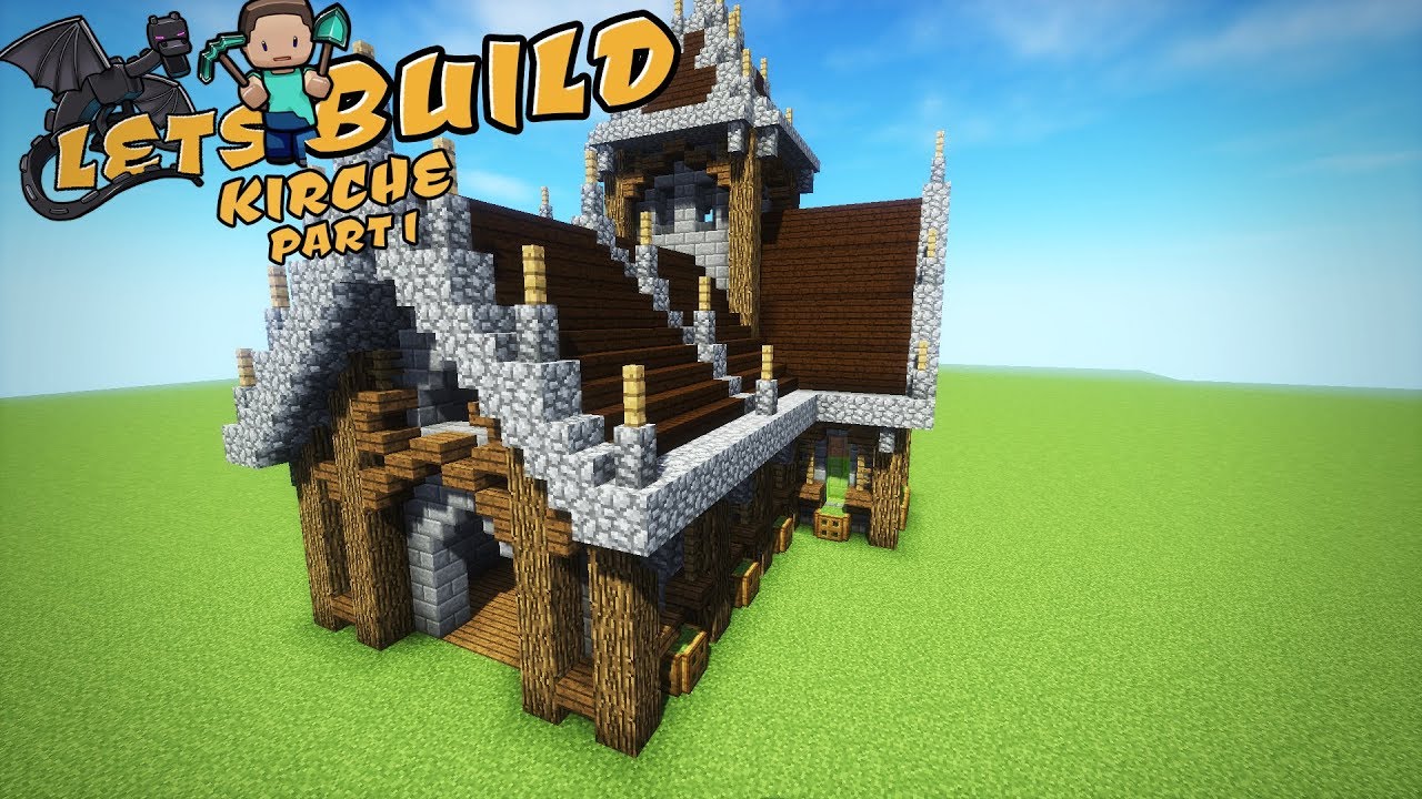 MITTELALTERLICHE KIRCHE in Minecraft bauen | Tutorial