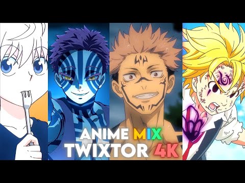 Mix Anime Twixtor Clips 4K CC | No Copyright Right | 2024 Anime
