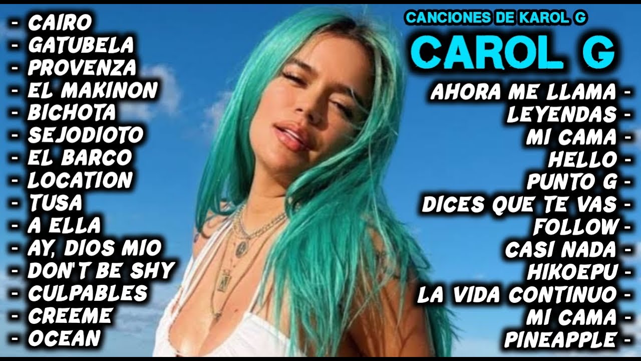 MIX REGGAETON 2025 - KAROL G MIX EXITOS 2023 - GRANDES EXITOS DE KAROL G - CANCIONES DE KAROL G
