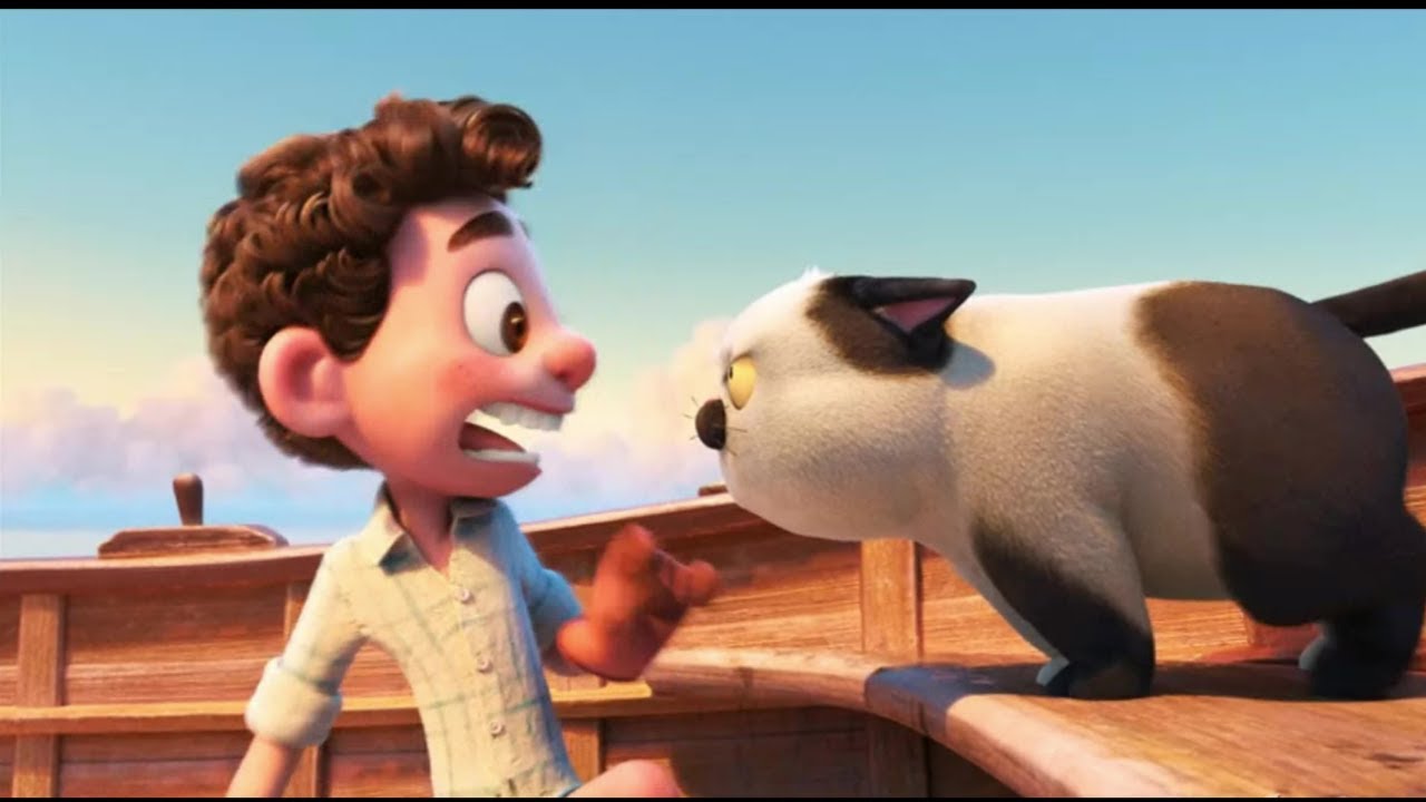 Mix up Disney Pixar Luca Best Cat Scenes | Machiavelli funny moments
