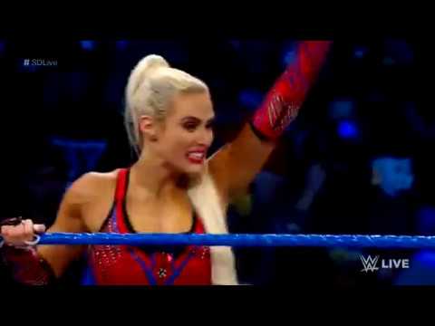 Mixed Tag Team Match_Andrade & Zelina vs  Rusev & Lana_Smackdown 21_08_2018