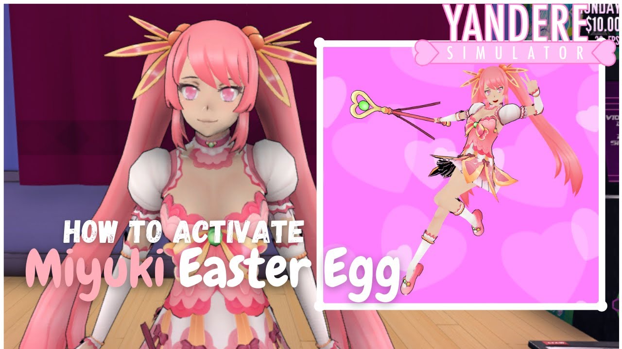 Miyuki is Here! // How to Active Miyuki Easter Egg // Yandere Simulator Demo