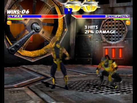 MK Gold Cyrax playthrough - NullDC