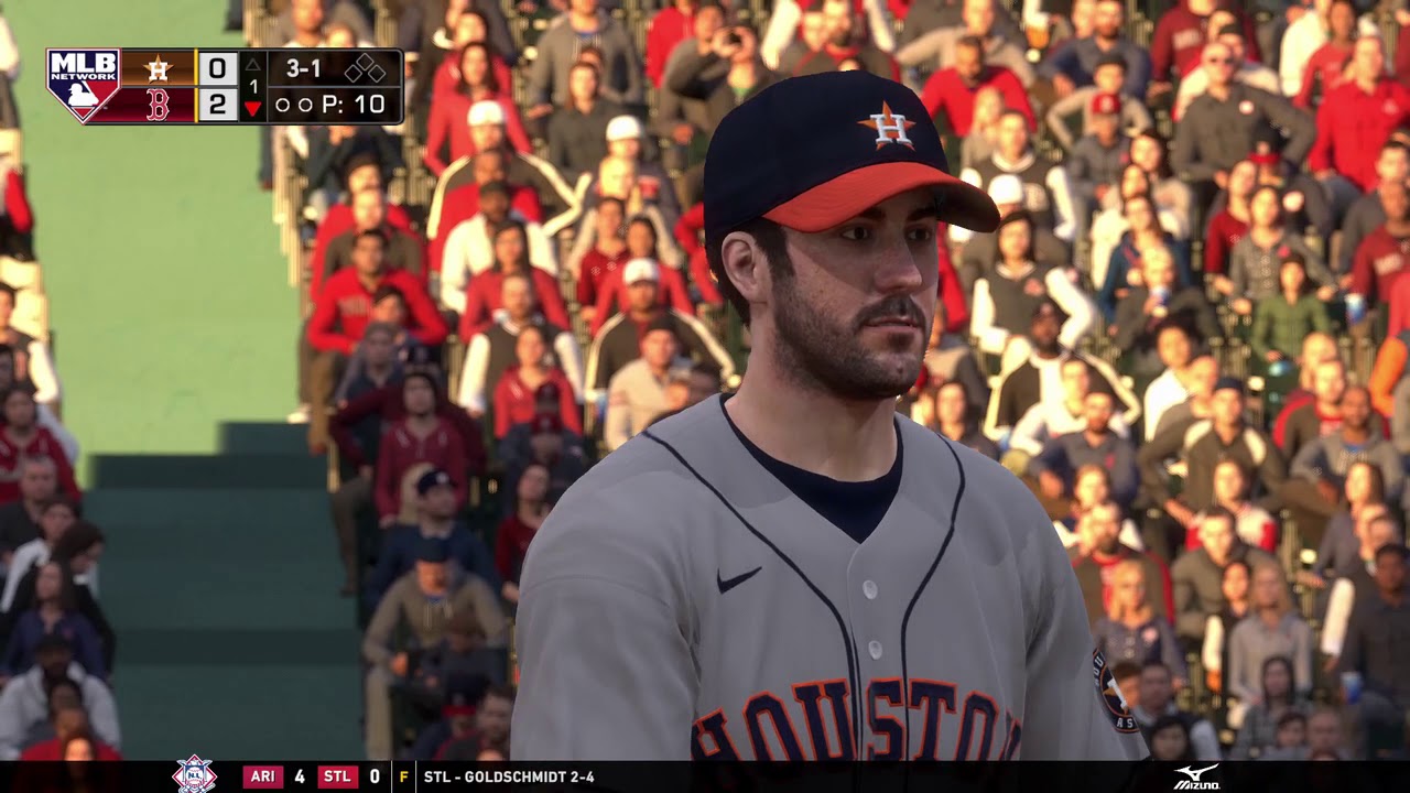 MLB The Show 20 (PS4) (Boston Red Sox Season) Game #53: HOU @ BOS