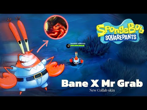 MLBB x SpongeBob: Mr. Krabs Replaces Bane – Full Skill FX Showcase
