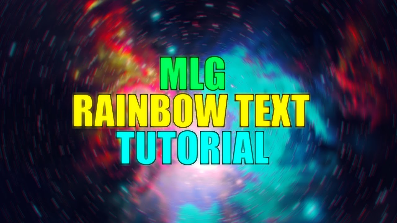 MLG Rainbow Text : Adobe After Effects Tutorial