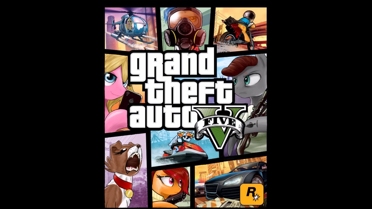 MLP and EQG GTA Tribute ( The Mack Song )