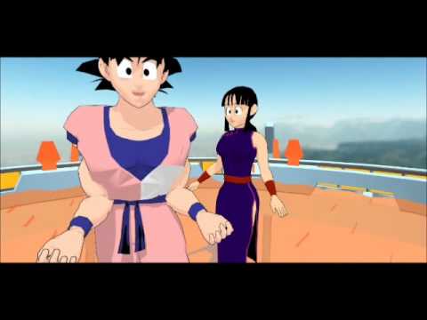 MMD : Goku calls Chichi a dinosaur!