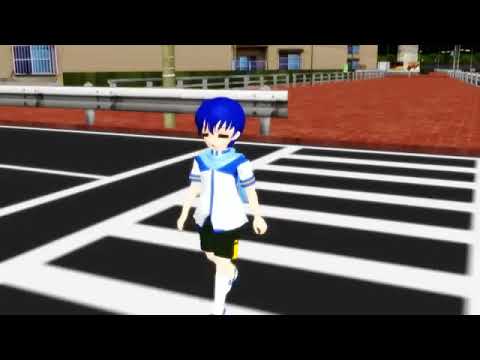 MMD Giantess Little Miku City Rampage