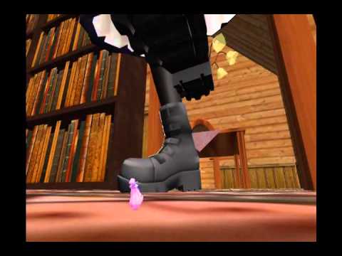 MMD giantess test 6 - Shrunk in the witch's house (Vore Warning)