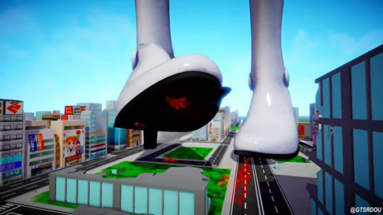 【巨大娘】MMD Giantess Toki's Game！